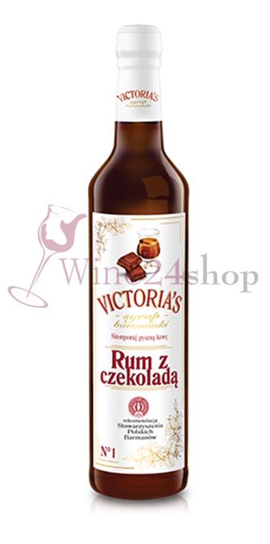 Victoria's Σιρόπι Ρούμι και Σοκολάτα 490ml