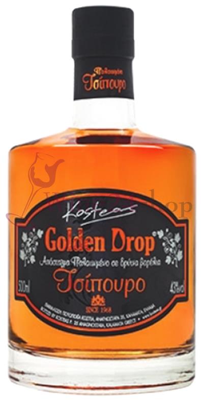 Golden --DROP Παλαιωμένο Τσίπουρο 500ml, Kosteas
