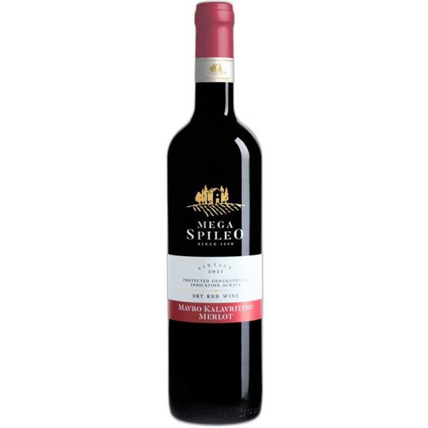 Mayro Kalavrytino Merlot - Red 750ml, Domaine Mega Spileo