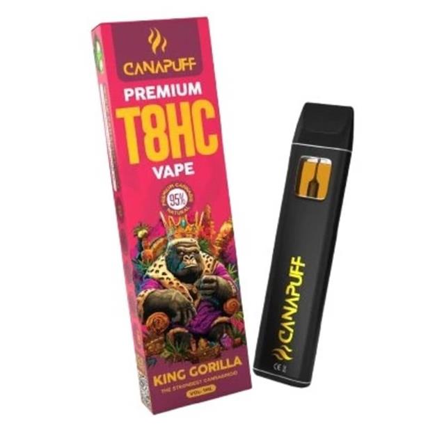 CanaPuff T8HC Vape Pen King Gorilla 95% 1ml