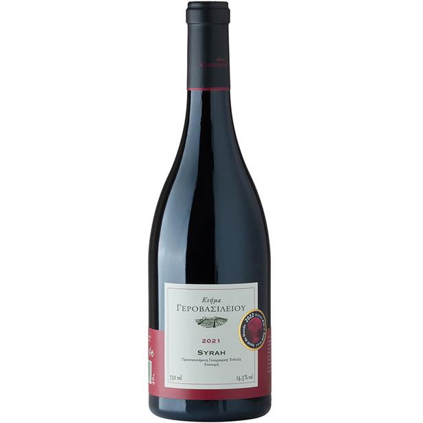 Syrah - Ερυθρός 750ml, Γεροβασιλείου Κτήμα
