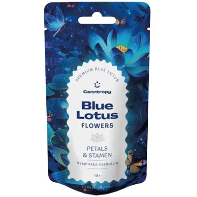 Canntropy Blue Lotus Flower (Nymphaea Caerulea) Petals & Stamen 10g