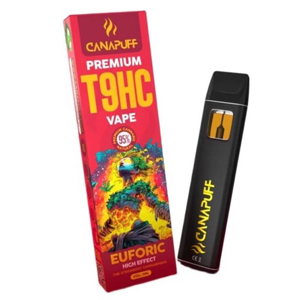 CanaPuff T9HC Vape Pen Euforic 95% 1ml