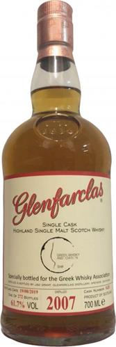 Glenfarclas 2007 Single Malt Cask No1628 700ml